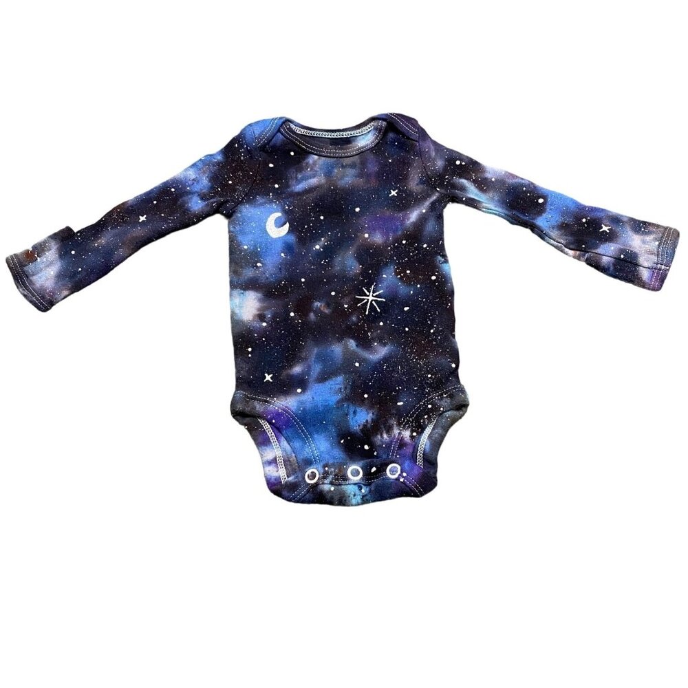 Galaxy Dyed Onesie || Newborn
